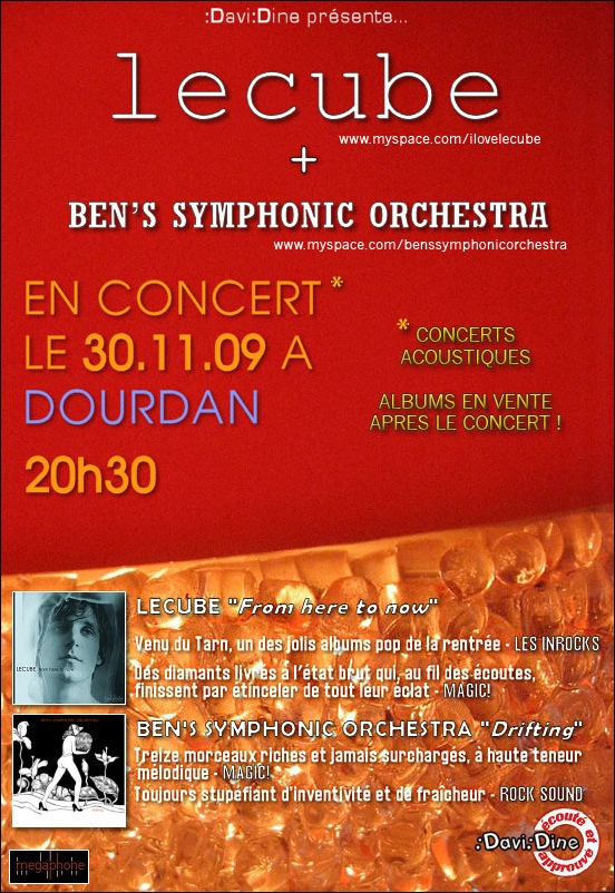 Flyer Lecube & Ben's Symphonic Orchestra